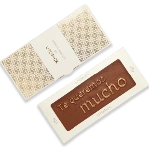 Tableta de chocolate Utopick «Te queremos mucho»