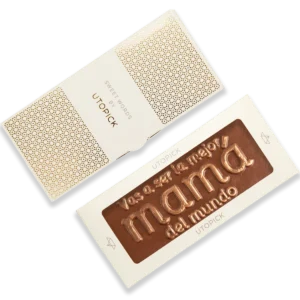 Tableta de chocolate Utopick «Vas a ser la mejor mamá del mundo»